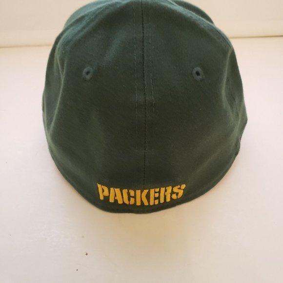 Green Bay Packers Hat 39THIRTY New Era Fitted Hat Cap NFL SM/MED - Picture 3 of 9